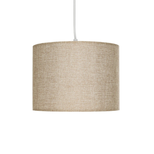 GLOBOSTAR® BLAZE 203-0107 Μοντέρνο Κρεμαστό Φωτιστικό Οροφής με Ντουί 1 x E27 AC 220-240V IP20 - Μπεζ - Μ22 x Π22 x Υ20cm