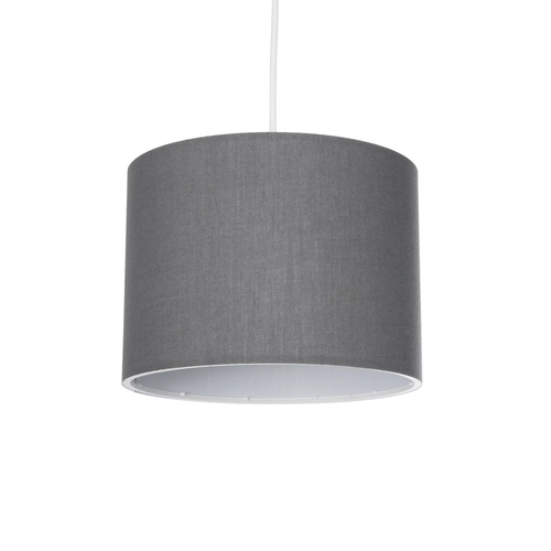 GLOBOSTAR® BLAZE 203-0108 Μοντέρνο Κρεμαστό Φωτιστικό Οροφής με Ντουί 1 x E27 AC 220-240V IP20 - Γκρι - Μ22 x Π22 x Υ20cm