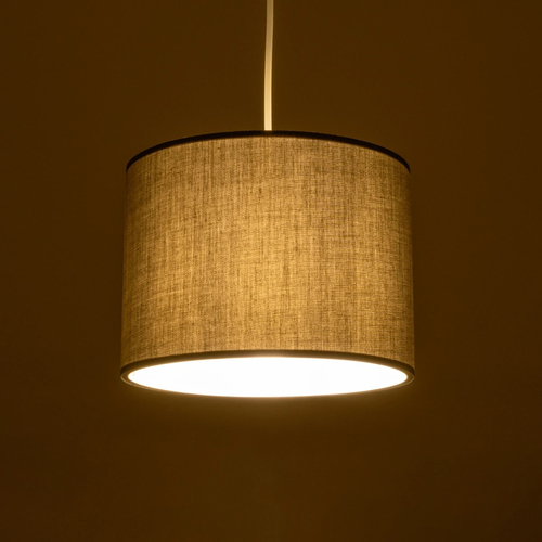 GLOBOSTAR® BLAZE 203-0108 Μοντέρνο Κρεμαστό Φωτιστικό Οροφής με Ντουί 1 x E27 AC 220-240V IP20 - Γκρι - Μ22 x Π22 x Υ20cm