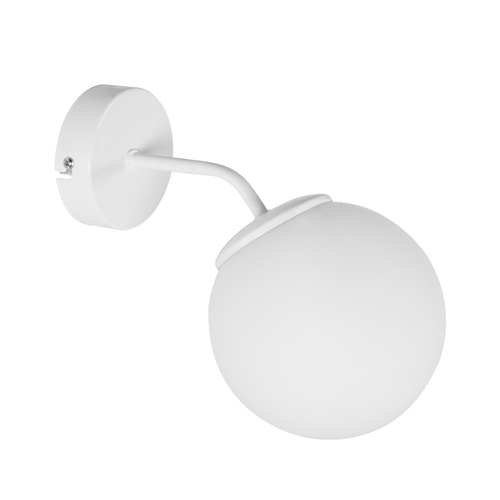 GLOBOSTAR® DALPH 203-0035 Vintage Φωτιστικό Τοίχου - Απλίκα με Ντουί 1 x E27 AC 220-240V IP20 - Λευκό - M15 x Π25 x Υ22cm