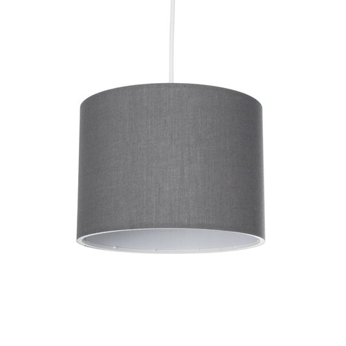 GLOBOSTAR® BLAZE 203-0108 Μοντέρνο Κρεμαστό Φωτιστικό Οροφής με Ντουί 1 x E27 AC 220-240V IP20 - Γκρι - Μ22 x Π22 x Υ20cm