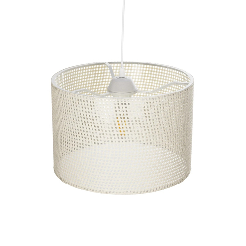 GLOBOSTAR® CLAIRIE 203-0137 Μοντέρνο Κρεμαστό Φωτιστικό Οροφής με Ντουί 1 x E27 AC 220-240V IP20 - Μπεζ - Μ30 x Π30 x Υ22cm