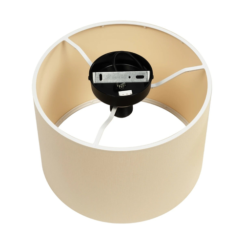 GLOBOSTAR® CILIO 203-0149 Μοντέρνο Φωτιστικό Οροφής με Ντουί 1 x E27 AC 220-240V IP20 - Λευκό - Μ30 x Π30 x Υ22cm