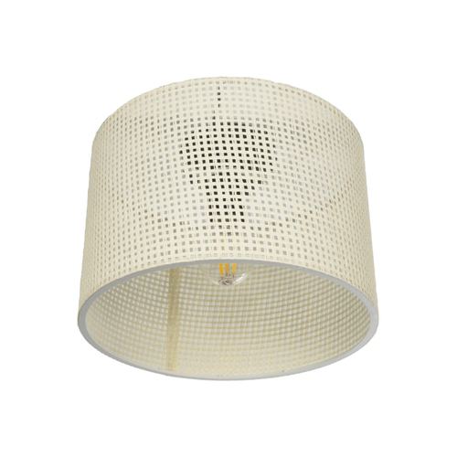 GLOBOSTAR® CILIO 203-0150 Μοντέρνο Φωτιστικό Οροφής με Ντουί 1 x E27 AC 220-240V IP20 - Λευκό - Μ30 x Π30 x Υ22cm