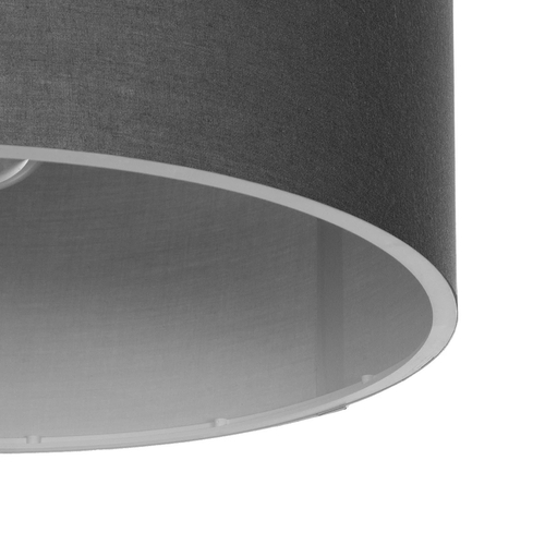 GLOBOSTAR® CILIO 203-0153 Μοντέρνο Φωτιστικό Οροφής με Ντουί 1 x E27 AC 220-240V IP20 - Γκρι - Μ30 x Π30 x Υ22cm