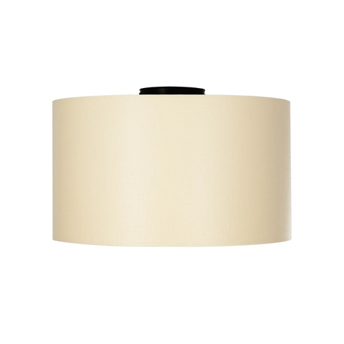 GLOBOSTAR® CILIO 203-0154 Μοντέρνο Φωτιστικό Οροφής με Ντουί 1 x E27 AC 220-240V IP20 - Μπεζ - Μ38 x Π38 x Υ23cm