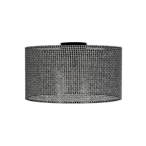 GLOBOSTAR® CILIO 203-0157 Μοντέρνο Φωτιστικό Οροφής με Ντουί 1 x E27 AC 220-240V IP20 - Μαύρο - Μ38 x Π38 x Υ23cm