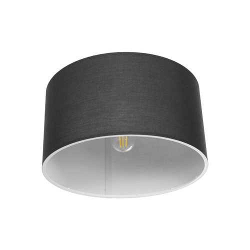 GLOBOSTAR® CILIO 203-0158 Μοντέρνο Φωτιστικό Οροφής με Ντουί 1 x E27 AC 220-240V IP20 - Γκρι - Μ38 x Π38 x Υ23cm