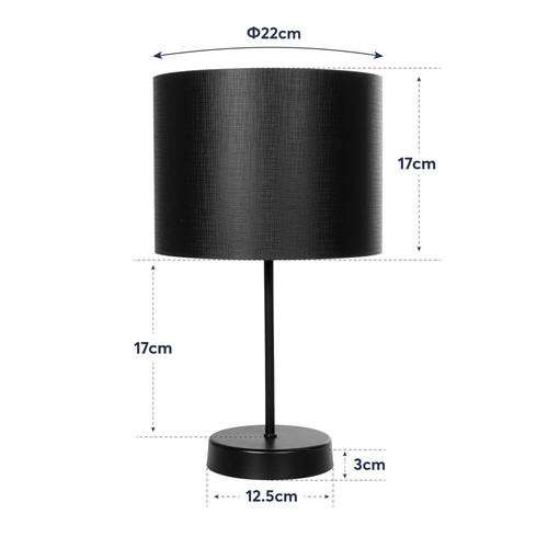 GloboStar® WIZ 203-0180 Μοντέρνο Επιτραπέζιο Φωτιστικό Πορτατίφ Μονόφωτο 1 x E27 IP20 Χρυσο Μέταλλο με Μπεζ Ύφασμα - Μ22 x Π22 x Υ36.5cm