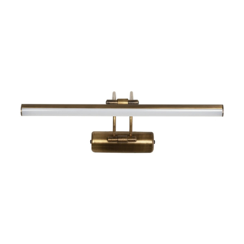 GloboStar® REFINE 203-0186 Φωτιστικό Τοίχου - Απλίκα LED 7W 640lm 120° AC 220-240V IP44 Θερμό Λευκό Μπρονζέ - Μ35 x Π21 x Υ12cm - 2 Xρόνια Εγγύηση