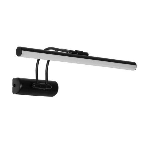 GloboStar® REFINE 203-0188 Φωτιστικό Τοίχου - Απλίκα LED 7W 640lm 120° AC 220-240V IP44 Θερμό Λευκό Μαύρο - Μ35 x Π21 x Υ12cm - 2 Xρόνια Εγγύηση