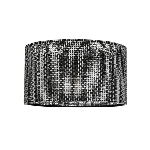 GLOBOSTAR® CILIO 203-0157 Μοντέρνο Φωτιστικό Οροφής με Ντουί 1 x E27 AC 220-240V IP20 - Μαύρο - Μ38 x Π38 x Υ23cm