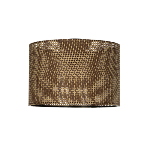 GLOBOSTAR® CILIO 203-0151 Μοντέρνο Φωτιστικό Οροφής με Ντουί 1 x E27 AC 220-240V IP20 - Καφέ - Μ30 x Π30 x Υ22cm