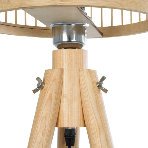 GLOBOSTAR® POPPY 01989 Boho Επιδαπέδιο Φωτιστικό με Ντουί 1 x E27 AC 220-240V IP20 - Μπεζ - Μ58 x Π58 x Υ149cm