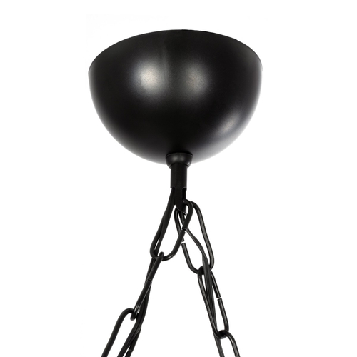 GLOBOSTAR® GLORA 201-0008 Vintage Κρεμαστό Φωτιστικό Οροφής με Ντουί 2 x E27 AC 220-240V IP20 - Μπεζ & Μαύρο - Μ38 x Π12 x Υ21cm