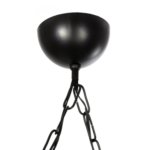 GLOBOSTAR® STARLO 201-0005 Vintage Κρεμαστό Φωτιστικό Οροφής με Ντουί 2 x E27 AC 220-240V IP20 - Μπεζ & Μαύρο - Μ38 x Π16 x Υ23cm