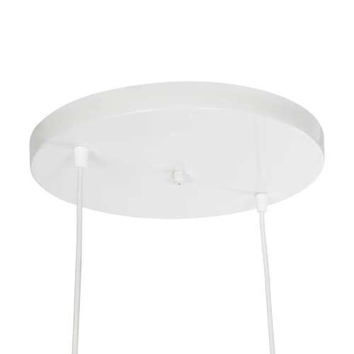 GLOBOSTAR® DISE 201-0053 Μοντέρνο Κρεμαστό Φωτιστικό Οροφής με Ντουί 2 x E27 AC 220-240V IP20 - Λευκό - Μ50 x Π30 x Υ50cm