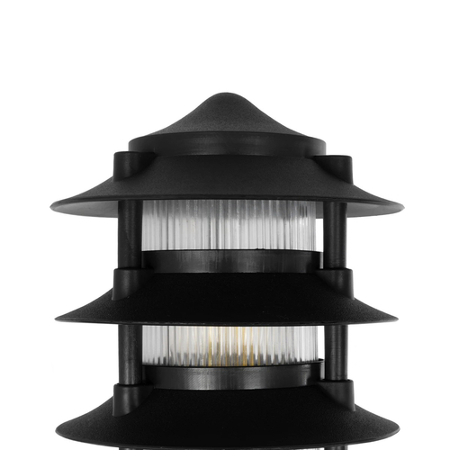 GLOBOSTAR® LANTERNA 203-0244 Μοντέρνο Φωτιστικό Τοίχου - Απλίκα με Ντουί 1 x E27 AC 220-240V IP44 - Μαύρο - Μ16 x Π23 x Υ30cm