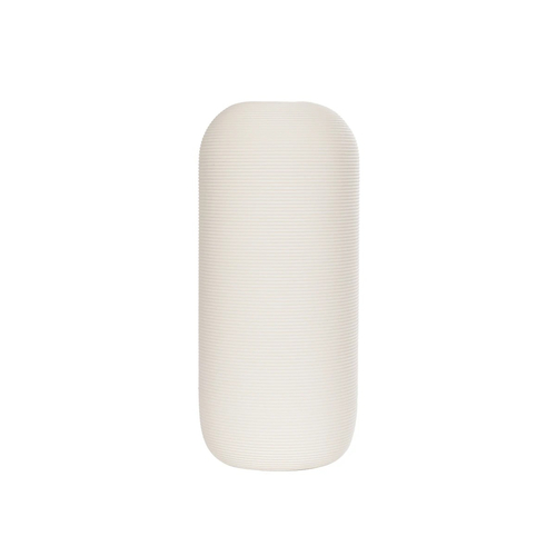 GloboStar® Artificial Garden BLANCO 21247 Διακοσμητική Κεραμική Γλάστρα Γκρι Π11 x Μ11 x Υ25 cm