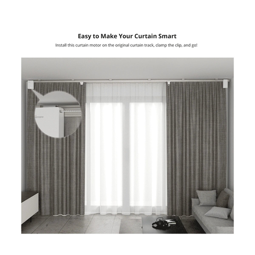 GloboStar® 80133 SONOFF ZBCurtain - Zigbee Smart Curtain Motor