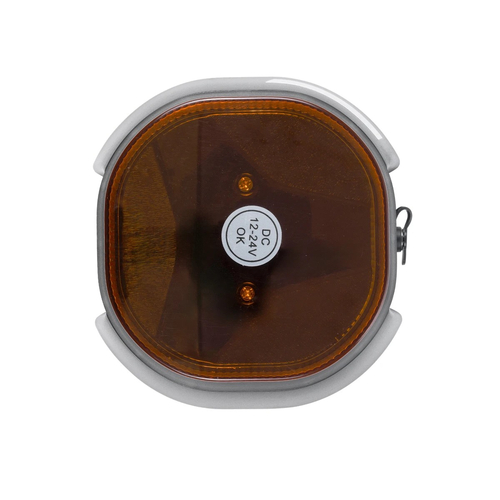 GloboStar® 85359 PRO Series Επαναφορτιζόμενος Φάρος Σήμανσης Οχήματος Security - Ασφαλείας για Αυτοκίνητα & Φορτηγά 10 Προγραμμάτων Φωτισμού STROBE LED 48W DC 10-30V Αδιάβροχος IP65 Πορτοκαλί