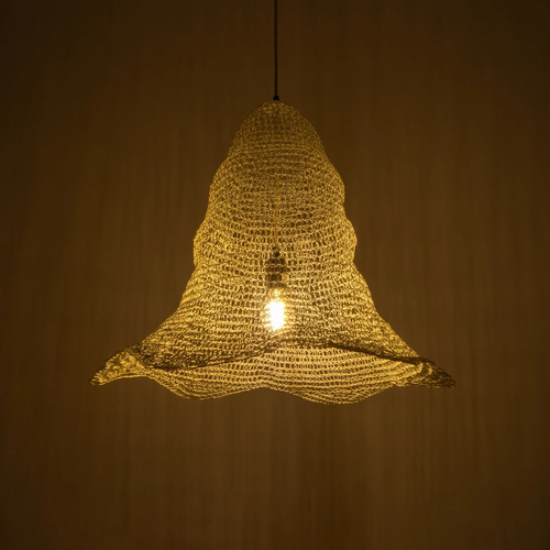 GLOBOSTAR® KENTUCKY 01892 Vintage Κρεμαστό Φωτιστικό Οροφής με Ντουί 1 x E27 AC 220-240V IP20 - Λευκό - Μ60 x Π60 x Υ52cm