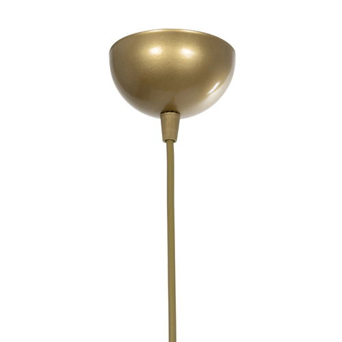 GLOBOSTAR® GLOMIA 201-0085 Vintage Κρεμαστό Φωτιστικό Οροφής με Ντουί 1 x E27 AC 220-240V IP20 - Χρυσό - Μ14 x Π14 x Υ27cm