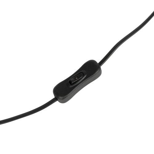 GloboStar® ZENITH 201-0094 Vintage Επιτραπέζιο Φωτιστικό Μπάλα Μονόφωτο 1 x E27 IP20 Μαύρο Μέταλλο με Μελί Γυαλί - Μ15 x Π15 x Υ40cm