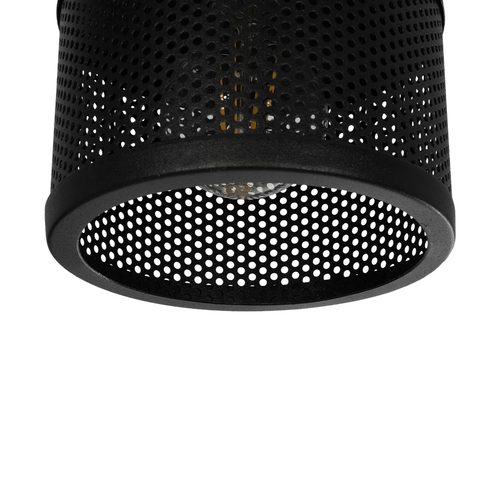 GLOBOSTAR® RADIANT 201-0097 Vintage Κρεμαστό Φωτιστικό Οροφής με Ντουί 3 x E27 AC 220-240V IP20 - Μαύρο & Χρυσό - Μ38 x Π38 x Υ50cm