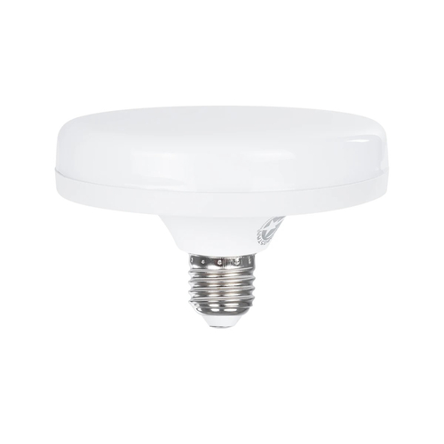 GLOBOSTAR® UFO 60070 Λάμπα E27 F120 LED 22W 2134lm 180° AC 220-240V IP20 Φυσικό Λευκό 4500K - Lumileds SMD Chip - Λευκό Γαλακτερό - Μ12 x Π12 x Υ7.5cm - 3 Χρόνια Εγγύηση