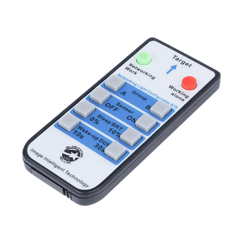GLOBOSTAR® SMARTGROUP-REM 61703 Ασύρματο Χειριστήριο IR για όλα τα Φωτιστικά Τεχνολογίας Smart Group Linkable Control System 2.4Ghz DC 3V CR 2032 IP20 Γκρι με Μαύρο Πλαστικό ABS - Μ9 x Π4 x Υ1.5cm - 5 Χρόνια Εγγύηση