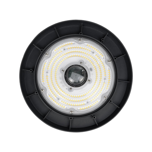 GLOBOSTAR® INDUSTRY 61705 Βιομηχανικό Φωτιστικό Καμπάνα High Bay UFO Τεχνολογίας Smart Group Linkable Control System 2.4Ghz με Αισθητήρα Κίνησης Microwave LED 150W 22500lm SDCM