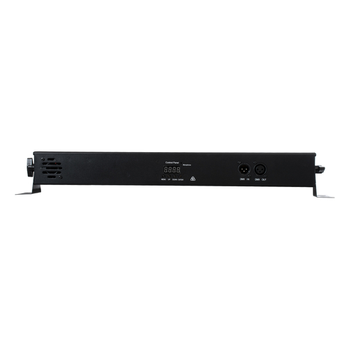 GLOBOSTAR® UVBAR 79660 Μπάρα Φωτισμού LED 36W 120° AC 220-240V IP20 Μαύρο Αλουμίνιο - UV Black Light - DMX512 & Ασύρματο Χειριστήριο IR - Μ50 x Π6 x Υ6cm - 2 Χρόνια Εγγύηση