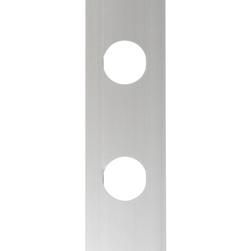 GloboStar® 90829 Μεταλλικο Καλυμμα 1 Μέτρου 15 Τεμαχίων για Ψηφιακή Αλυσίδα Γιρλάντα 20 Σποτ LED με Κωδικό 90140 Ασημί Μ100 x Π4.7 x Υ1cm