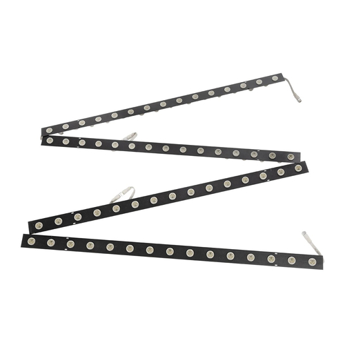 GloboStar® 90830 4 x Digital Pixel Addressable Facade Aluminum Bars - 4 x Ψηφιακές Μπάρες Αλουμινίου Πρόσοψης Κτιρίων LED SMD 3535 45W 60LED 60PIXEL SPI/TTL Protocol IC UCS512B 2700lm 120° DC 12V IP67 RGB - Μαύρο Σώμα - Μ400 x Π4.5 x Υ3.6cm - 4 Μπάρες