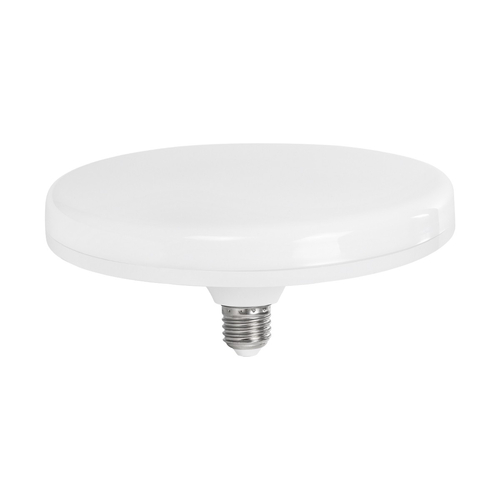GLOBOSTAR® UFO 60073 Λάμπα E27 F220 LED 32W 3104lm 180° AC 220-240V IP20 Φυσικό Λευκό 4500K - Lumileds SMD Chip - Λευκό Γαλακτερό - Μ22 x Π22 x Υ8cm - 3 Χρόνια Εγγύηση