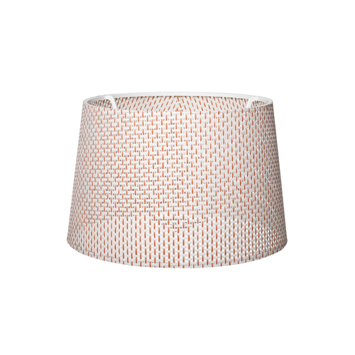 GloboStar® COVER 203-0263 Μοντέρνο Φωτιστικό Καπέλο Μπέζ Διάτρητο Ύφασμα - Μ38 x Π38 x Υ24cm