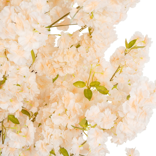 GloboStar® Artificial Garden SALMON CHERRY BLOSSOM TREE 20680 Τεχνητό Διακοσμητικό Δέντρο Απαλό Ροζ Άνθος Κερασιάς Υ200cm