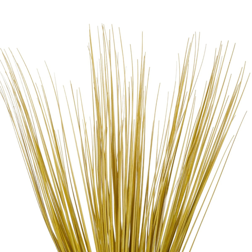 GloboStar® Artificial Garden YELLOW GRASS BOUQUET 21159 Τεχνητό Διακοσμητικό Μπουκέτο Grass Κίτρινο Y70cm