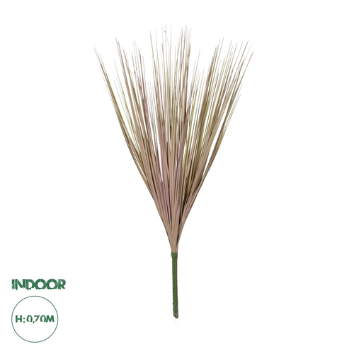 GloboStar® Artificial Garden BEIGE GRASS BOUQUET 21160 Τεχνητό Διακοσμητικό Μπουκέτο Grass Μπεζ Y70cm