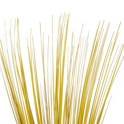 GloboStar® Artificial Garden YELLLOW GRASS BOUQUET 21162 Τεχνητό Διακοσμητικό Μπουκέτο Grass Κίτρινο Y90cm