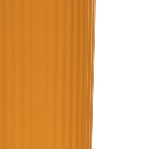 GloboStar® Artificial Garden CANGUU 21255 Διακοσμητικό Κεραμικό Βάζo Πορτοκαλί Π11 x Μ11 x Υ26 cm