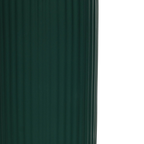 GloboStar® Artificial Garden KUTA 21256 Διακοσμητικό Κεραμικό Βάζo Πράσινο Π10 x Μ10 x Υ20 cm