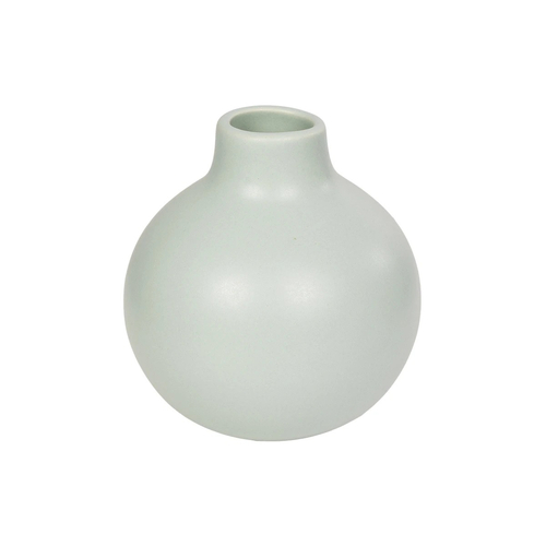 GloboStar® Artificial Garden EMERALD 21279 Διακοσμητικό Κεραμικό Βάζo Τιρκουάζ Π12 x Μ12 x Υ14cm