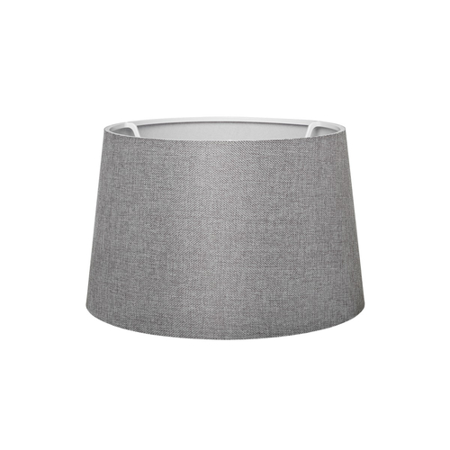 GloboStar® COVER 203-0264 Μοντέρνο Φωτιστικό Καπέλο Γκρί Ύφασμα - Μ38 x Π38 x Υ24cm