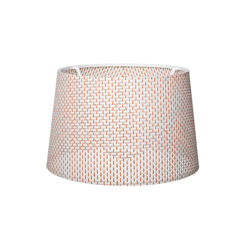 GloboStar® COVER 203-0263 Μοντέρνο Φωτιστικό Καπέλο Μπέζ Διάτρητο Ύφασμα - Μ38 x Π38 x Υ24cm