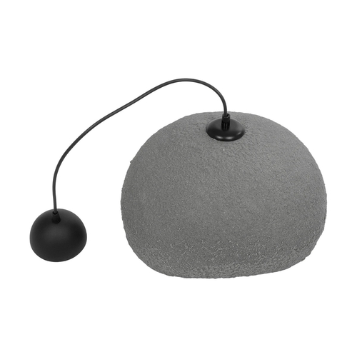 GLOBOSTAR® STONE 204-0122 Μοντέρνο Κρεμαστό Φωτιστικό Οροφής με Ντουί 1 x E27 AC 220-240V IP20 - Γκρι - Μ35 x Π31 x Υ26cm