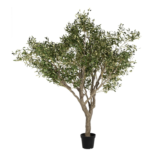 GloboStar® Artificial Garden OLIVE TREE 21112 Τεχνητό Διακοσμητικό Δέντρο Ελιά Υ220cm