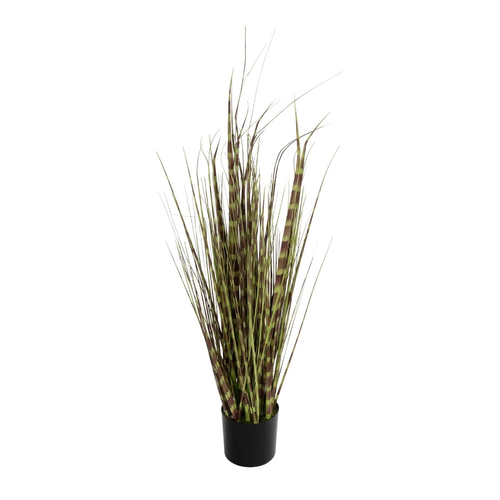 GloboStar® Artificial Garden ZEBRA GRASS 21482 Τεχνητό Διακοσμητικό Φυτό Ζέμπρα  Υ85cm