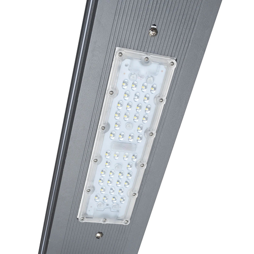 GLOBOSTAR® ZAPOPAN 90838 Φωτιστικό Urban Light Πλατείας/Πάρκου LED 30W 4080lm 120° AC 220-240V Αδιάβροχο IP65 IK09 Φυσικό Λευκό 5000K - LUMILEDs SMD Chip & MEANWELL Driver - Γκρι Ανθρακί - Μ75 x Π14 x Υ360cm - 5 Χρόνια Εγγύηση